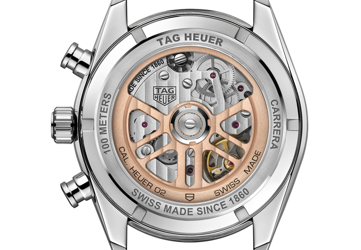 泰格豪雅TAG HEUER Carrera計時腕錶橘色漸層特別版