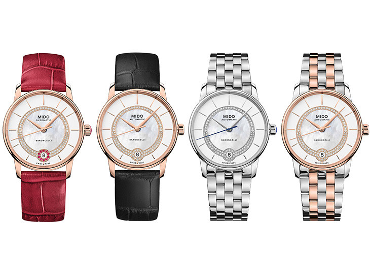 MIDO Baroncelli Lady Necklace永恆系列優雅鑲鑽女錶