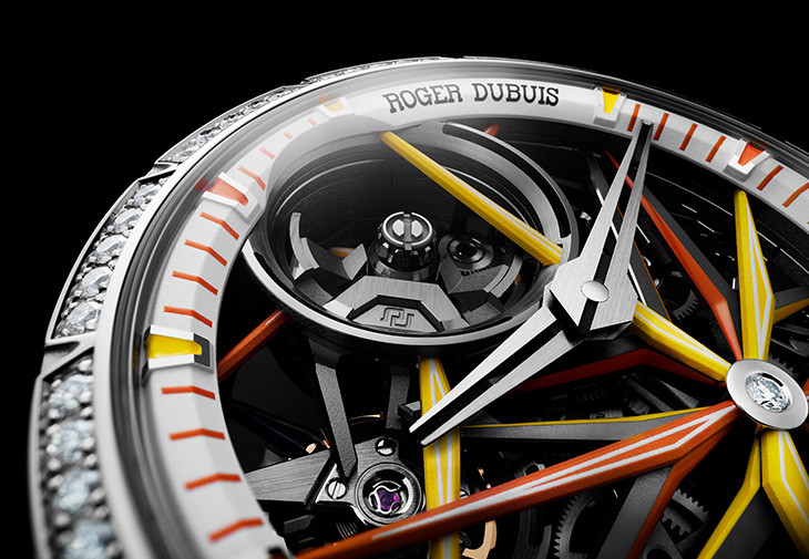 羅杰杜彼ROGER DUBUIS王者系列BLACKLIGHT單擺輪腕錶