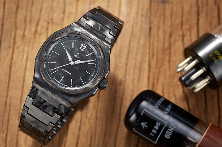 YEMA野馬錶Wristmaster Traveller CMM.20黑色手工刷紋限量版腕錶