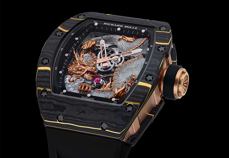 RICHARD MILLE RM 57-03 Tourbillon Sapphire Dragon水晶龍陀飛輪
