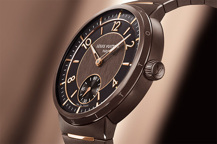錶殼材質特集之六 棕色陶瓷罕見亮相 LOUIS VUITTON Tambour Ceramic陶瓷腕錶