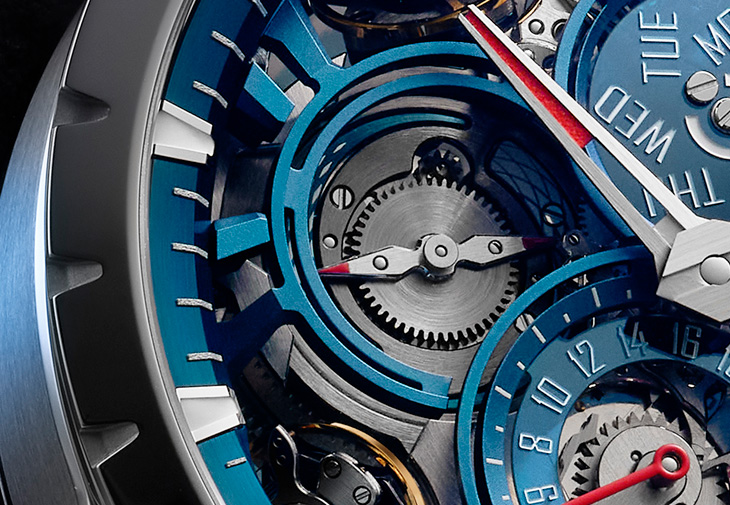 羅杰杜彼ROGER DUBUIS王者系列四擺輪游絲萬年曆限量腕錶