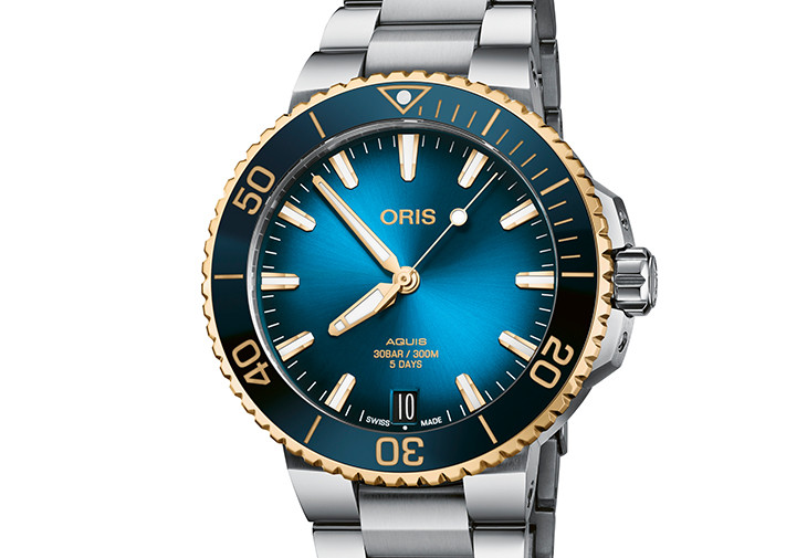 豪利時Oris Aquis Calibre 400日期腕錶