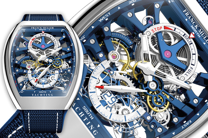 航海風7天長動能：FRANCK MULLER Vanguard Yachting Ancre Grande Date腕錶