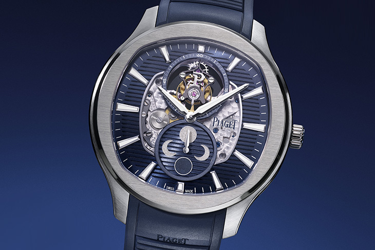 續寫世家工藝 PIAGET Polo系列鈦金屬超薄鏤空飛行陀飛輪腕錶
