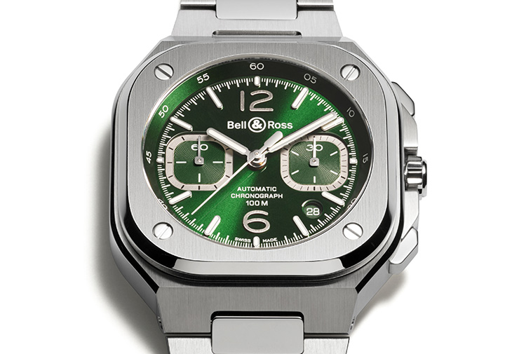 柏萊士BELL & ROSS BR 05 Chrono Green Steel