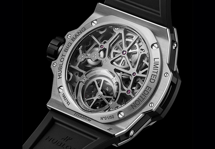 宇舶HUBLOT Big Bang MP-13雙軸陀飛輪雙逆跳腕錶