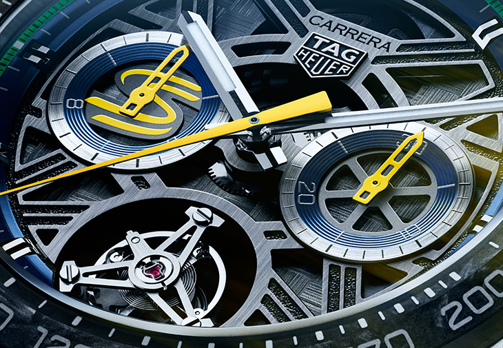 TAG Heuer泰格豪雅TAG Heuer Carrera x Senna 限量版陀飛輪計時腕錶