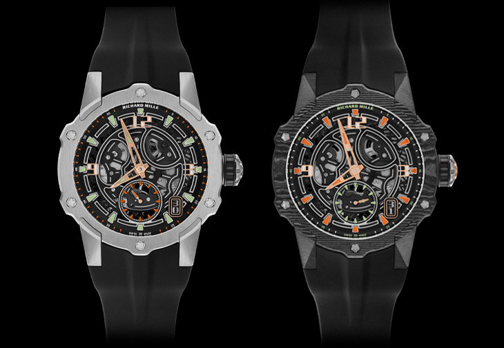 透出酒桶形曲線的圓   RICHARD MILLE RM 33-03自動腕錶