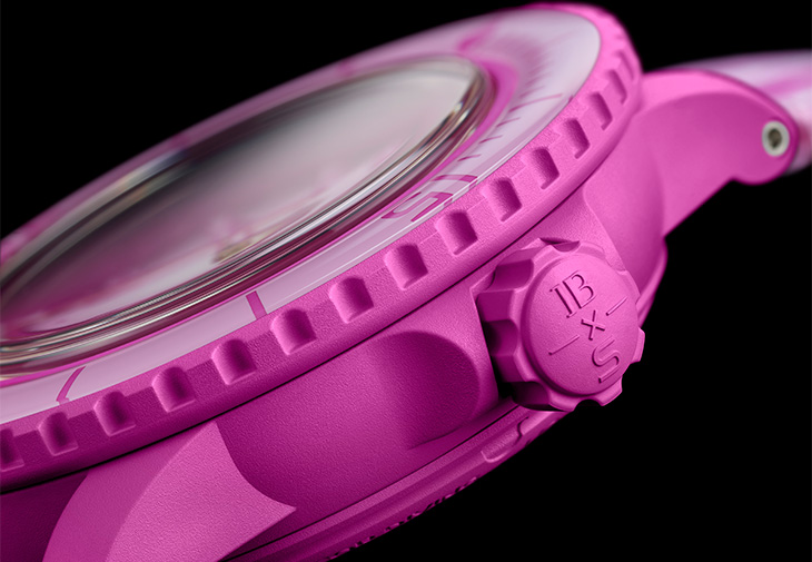 SWATCH Bioceramic Scuba Fifty Fathoms系列Pink Ocean腕錶