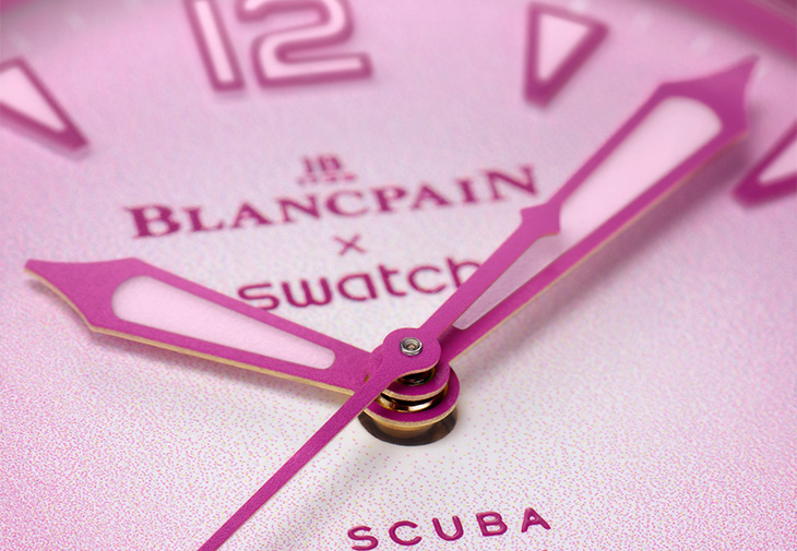 SWATCH Bioceramic Scuba Fifty Fathoms系列Pink Ocean腕錶