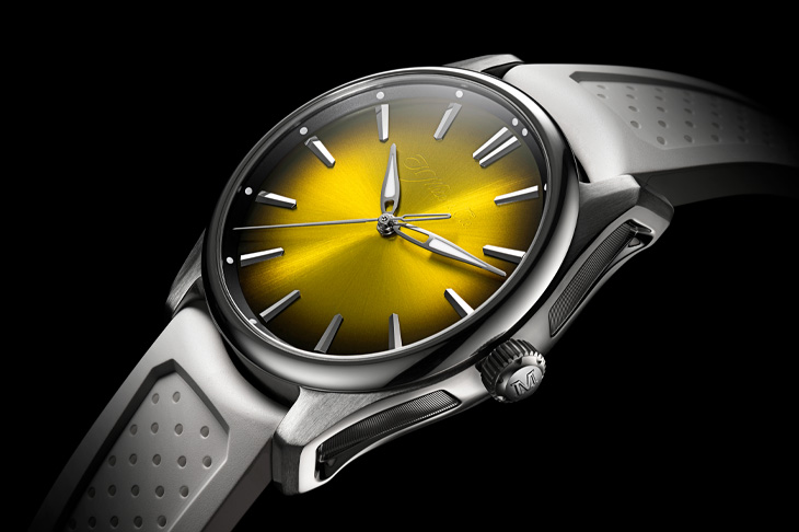 當時間孵出光芒 H. MOSER & CIE.開拓者大三針太陽蛋腕錶