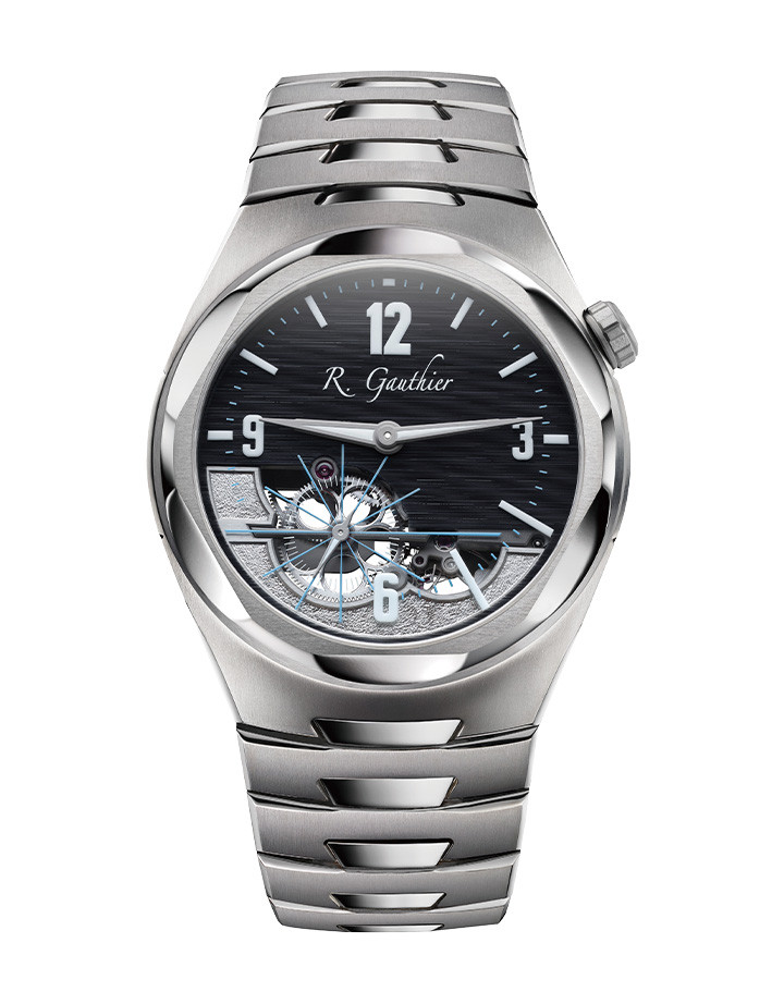C by Romain Gauthier Openwork鈦金鍊帶腕錶