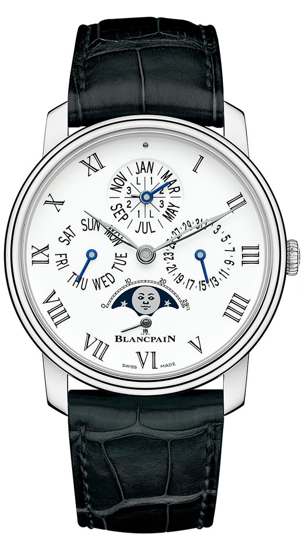 Villeret 萬年曆8日動力儲存腕錶
