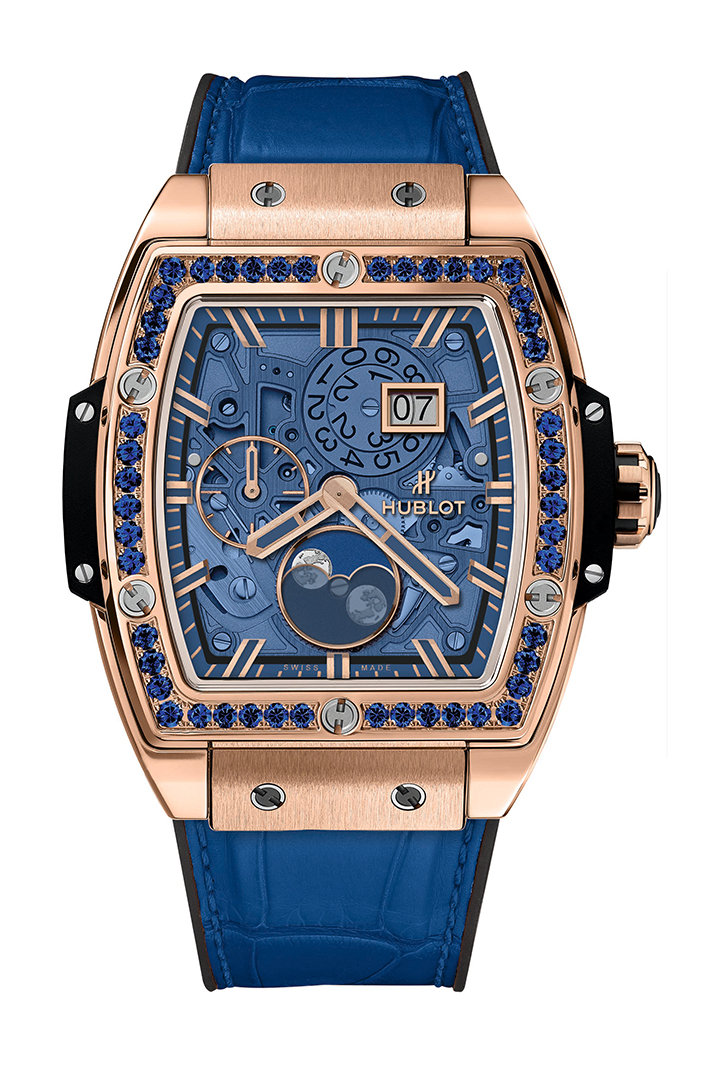 Spirit of Big Bang Sapphire Moon Phase King Gold