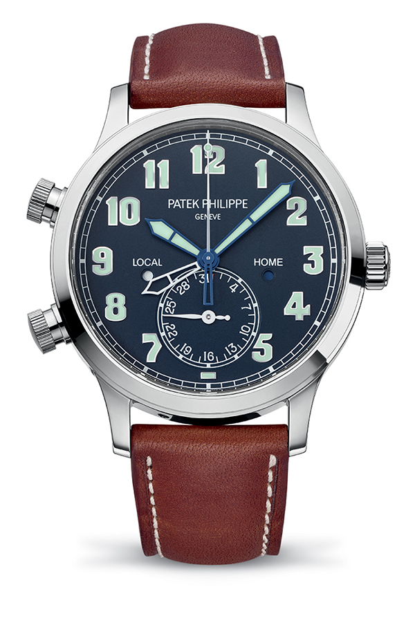 Calatrava Pilot Travel Time 飛行員兩地時間腕錶Ref.5524G-001