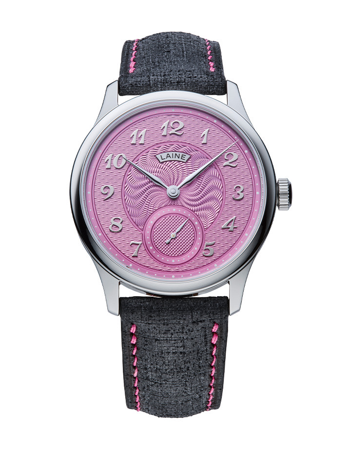 V38 Guilloche Pink dial